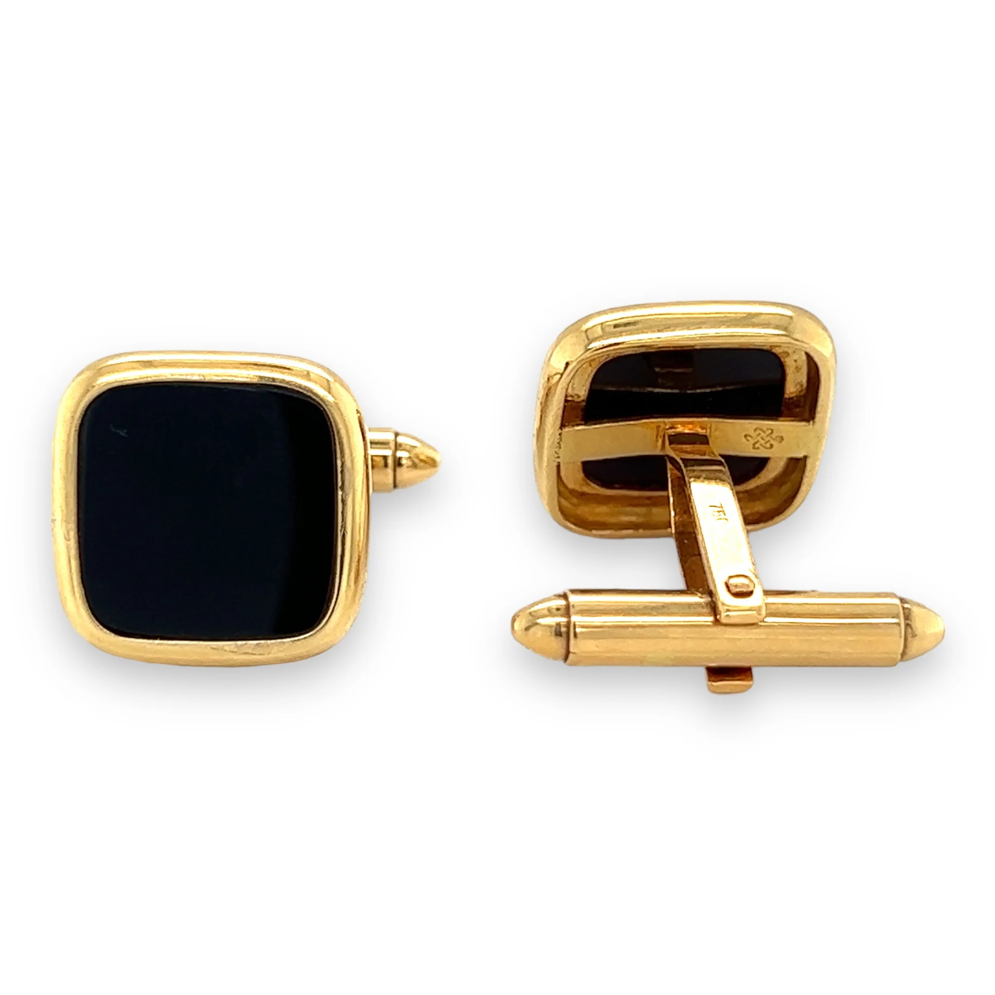 Onyx and Gold Cufflinks - Image 3