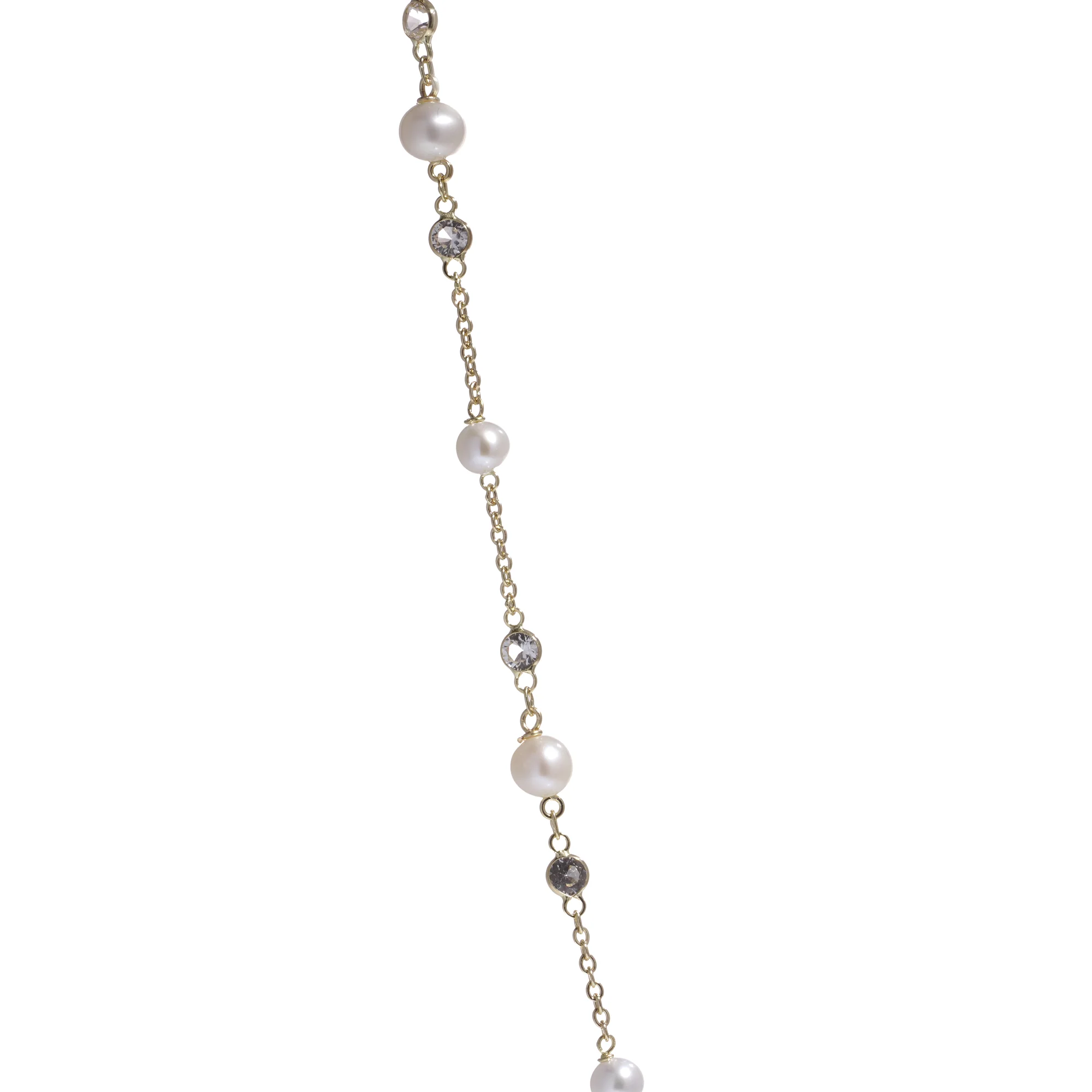 Pearl and Diamond Necklace - Image 4