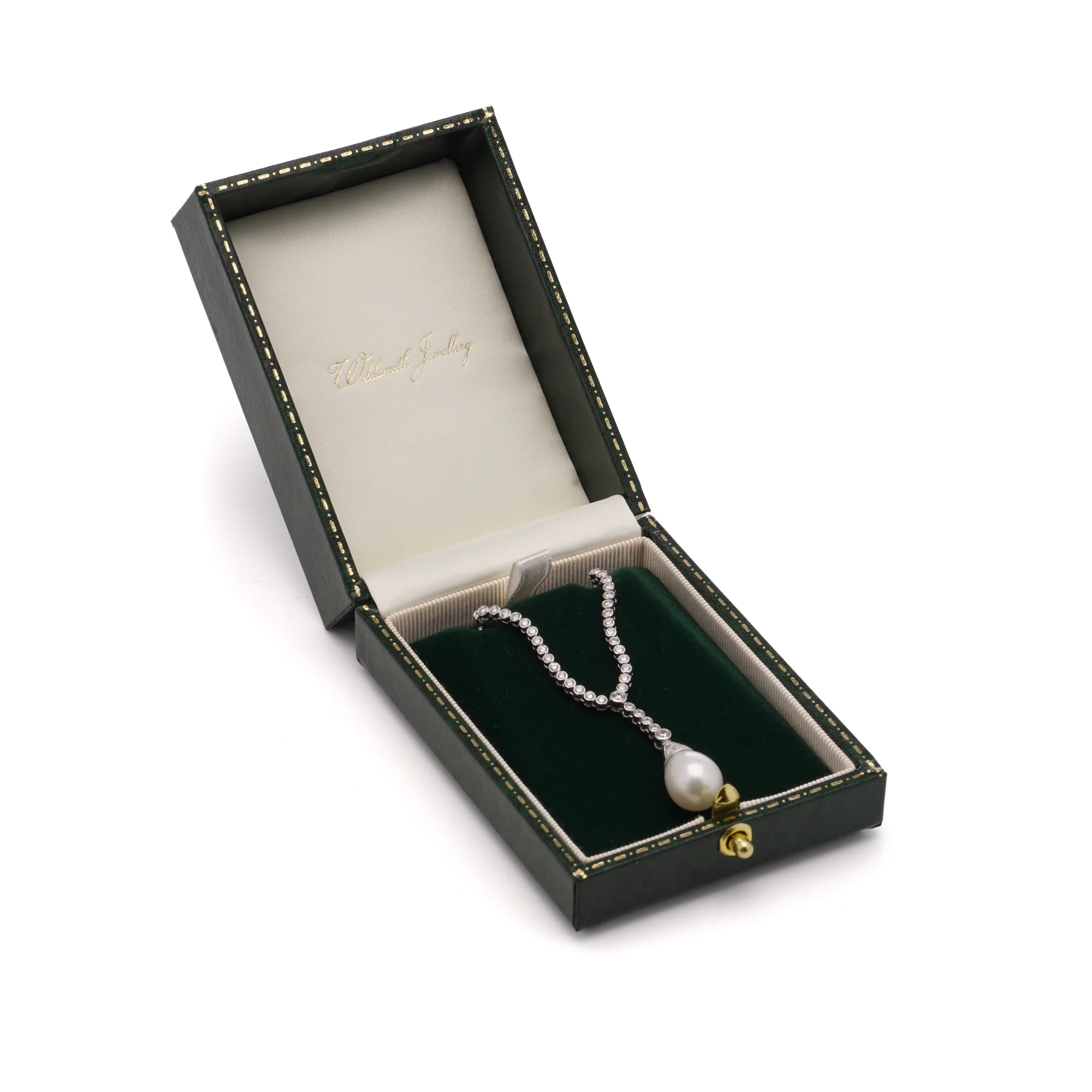 Pearl & Diamond Necklace - Image 3