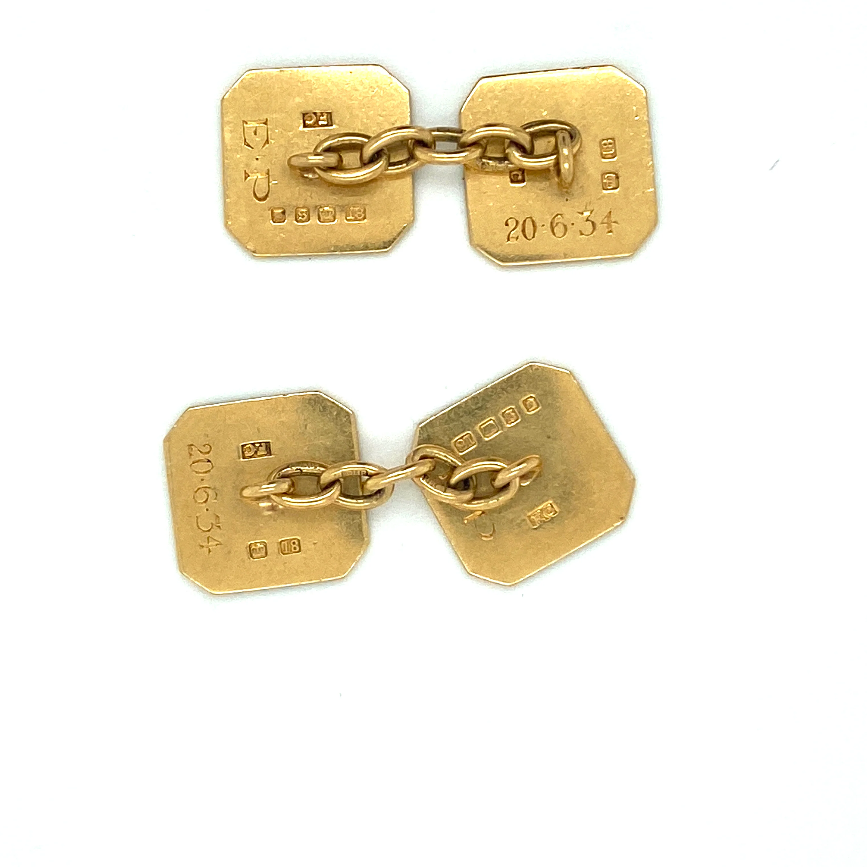Platinum and Gold Cufflinks - Image 4