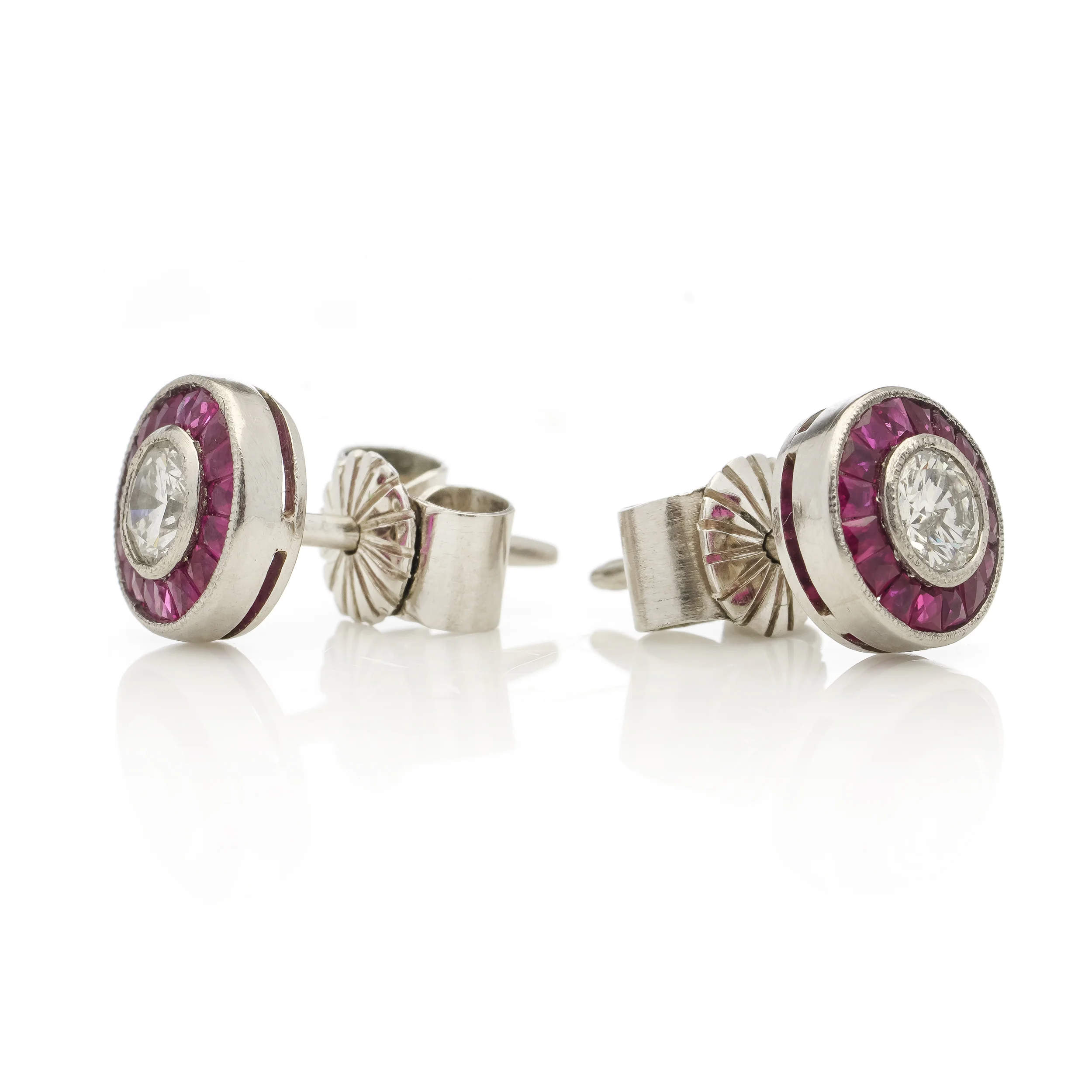 Ruby and Diamond Earrings - Image 6