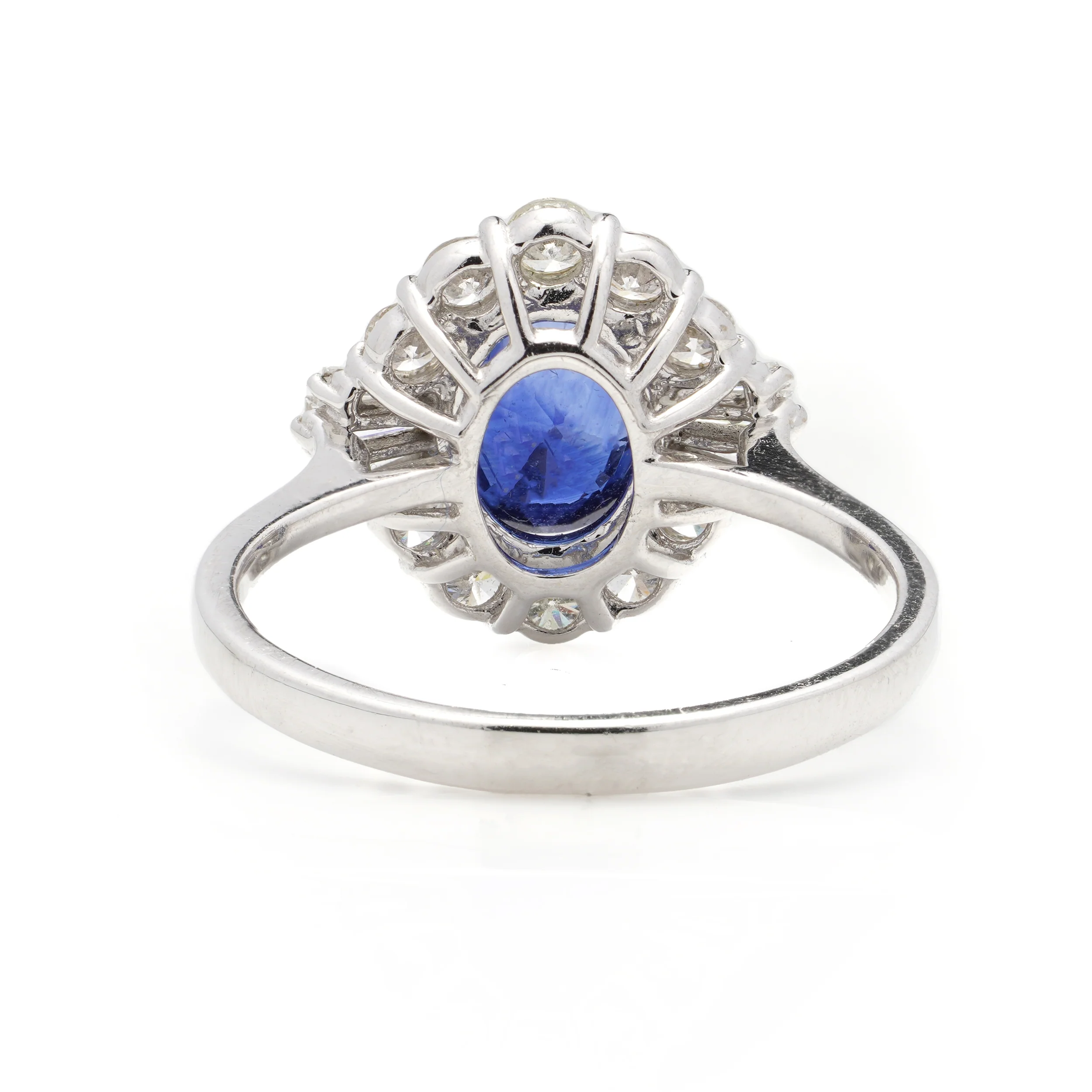 Sapphire & Diamond Engagement Ring - Image 4