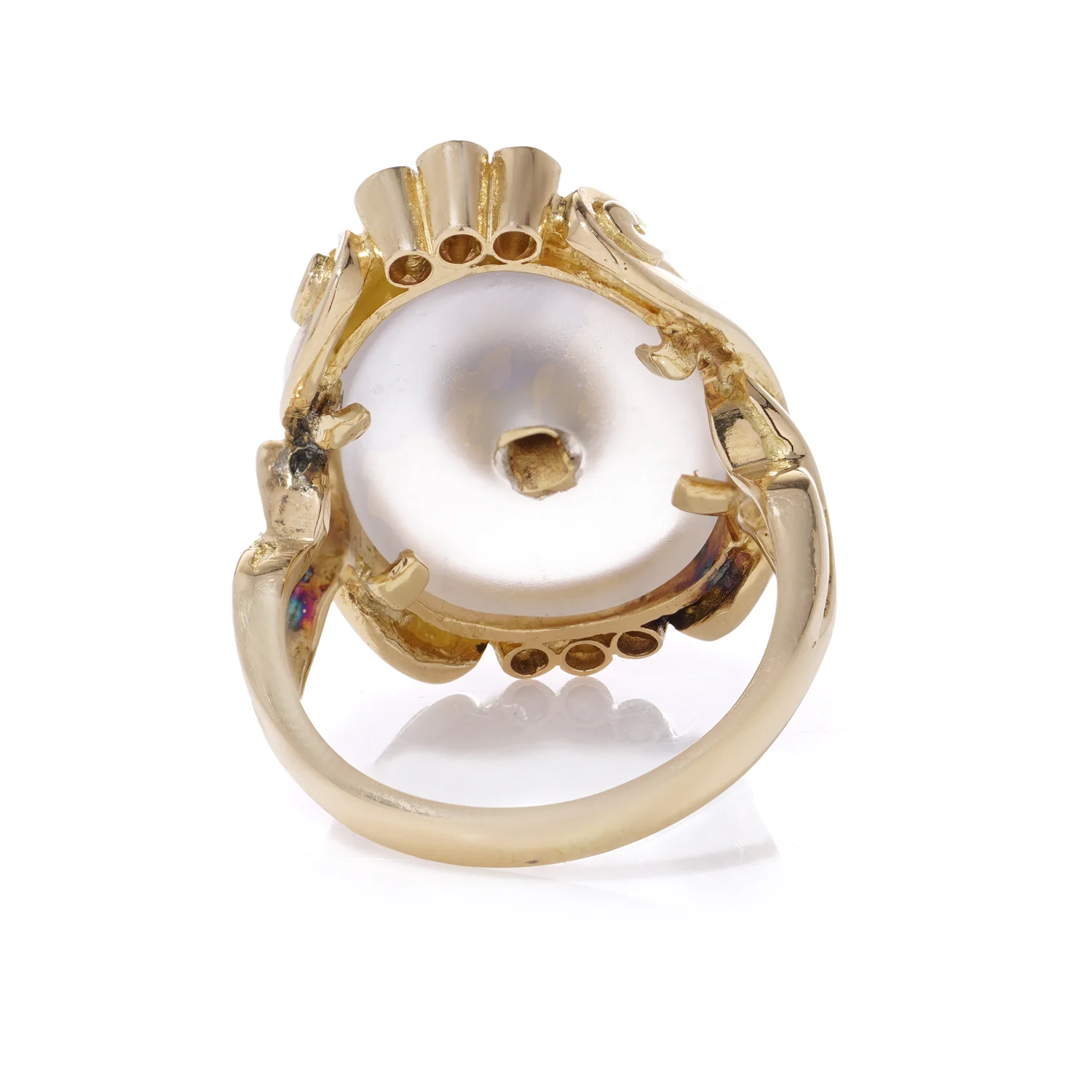 Sapphire, Diamond & Rock Crystal Ring by Lalaounis - Image 3