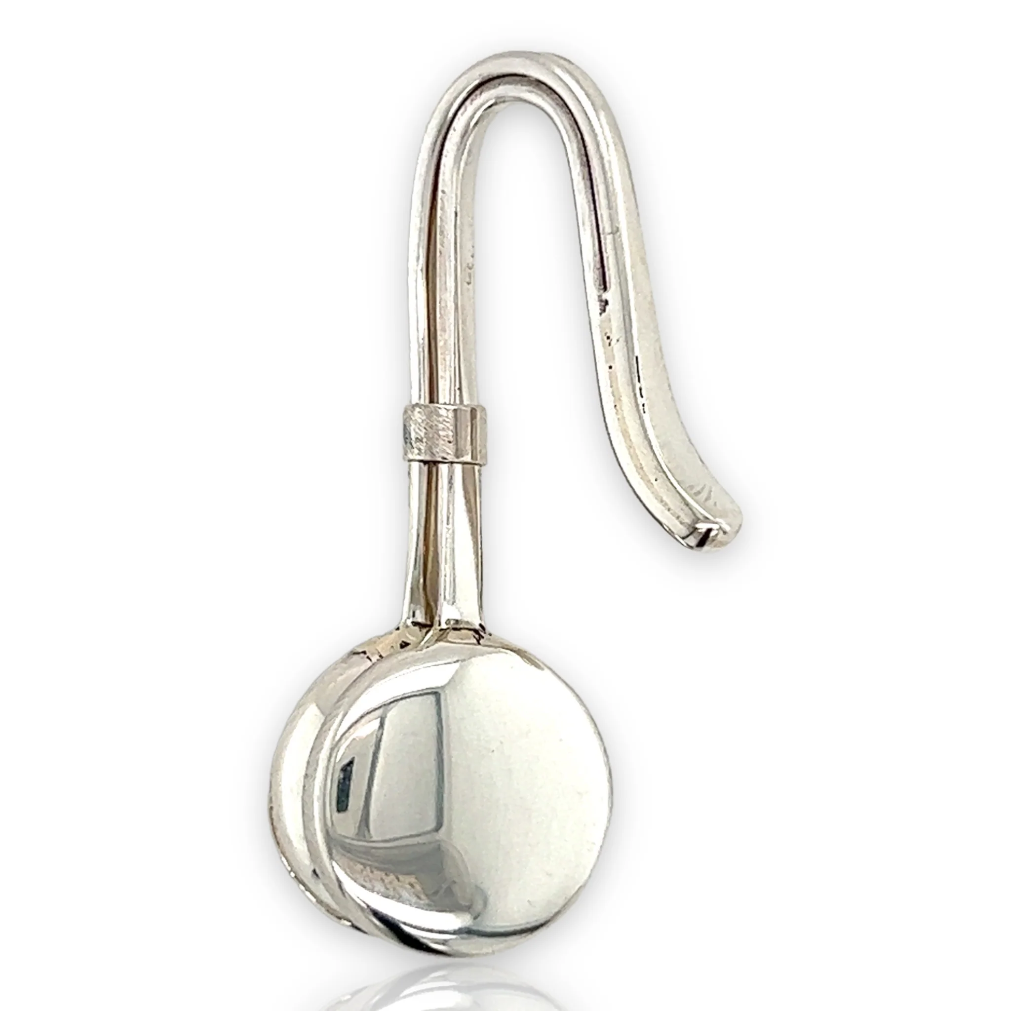 Sterling SIlver & Enamel Napkin Hook - Image 3