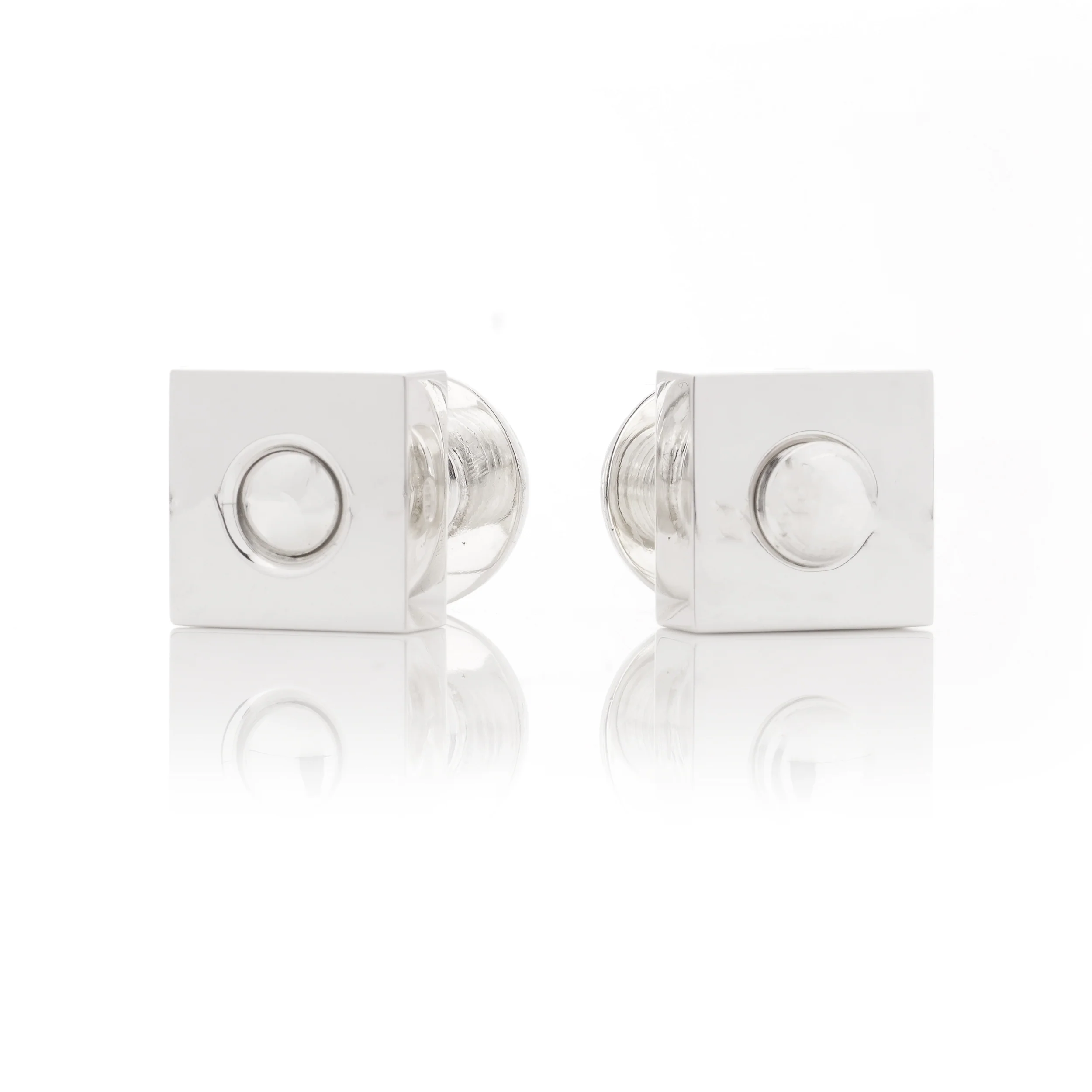 Sterling Silver Nut & Bolt Cufflinks - Image 2