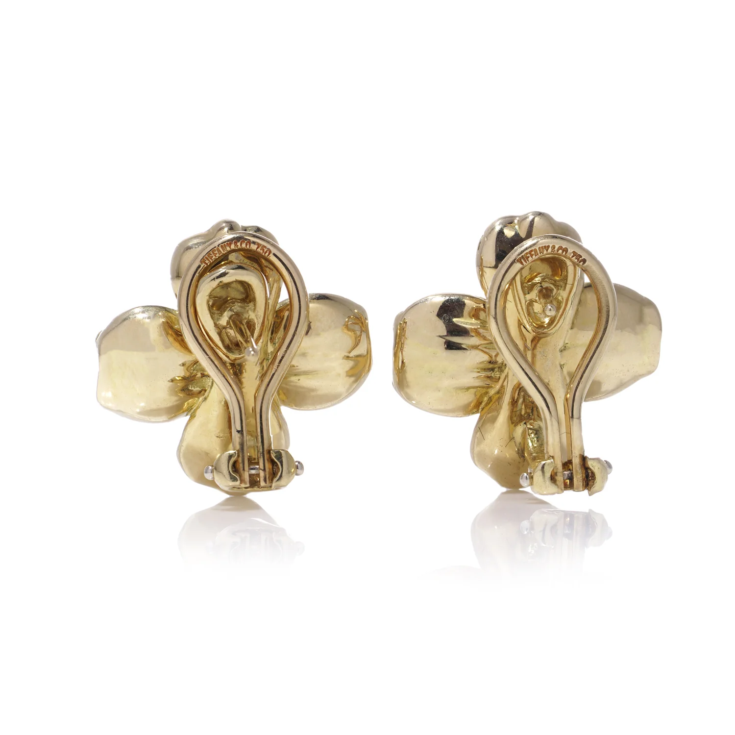 Tiffany & Co. Diamond Dogwood Earrings - Image 3