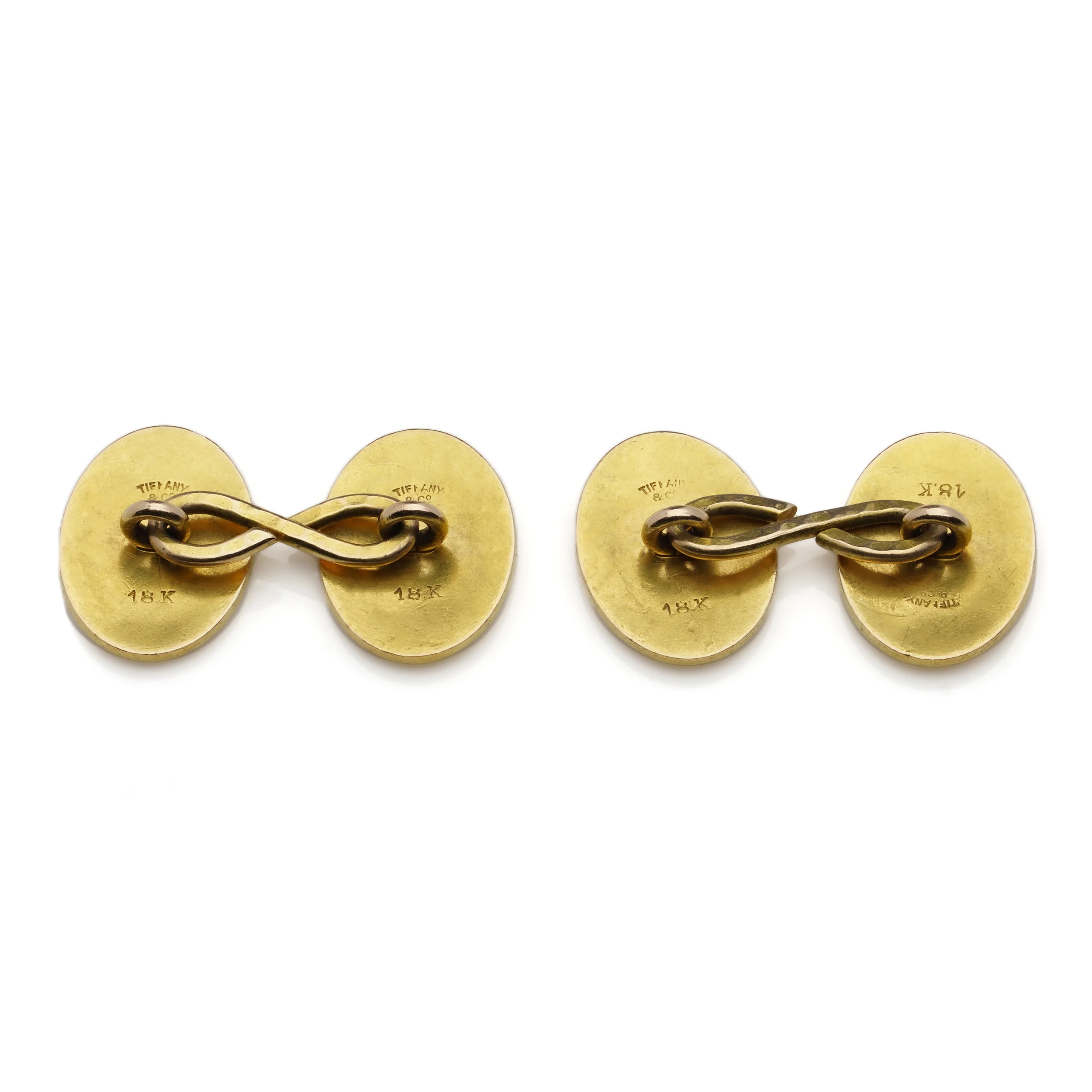 Tiffany & Co Gold Cufflinks - Image 5