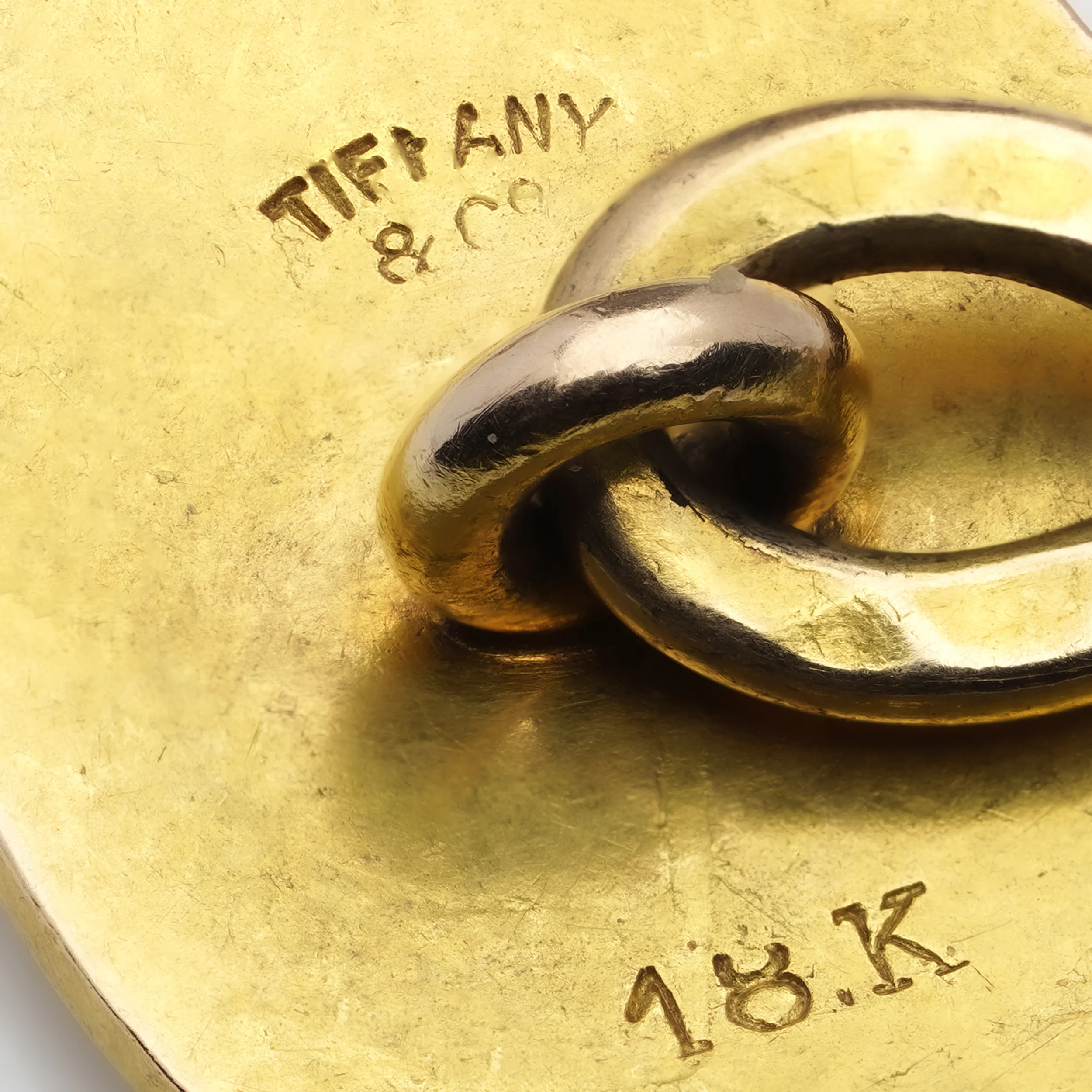 Tiffany & Co Gold Cufflinks - Image 6