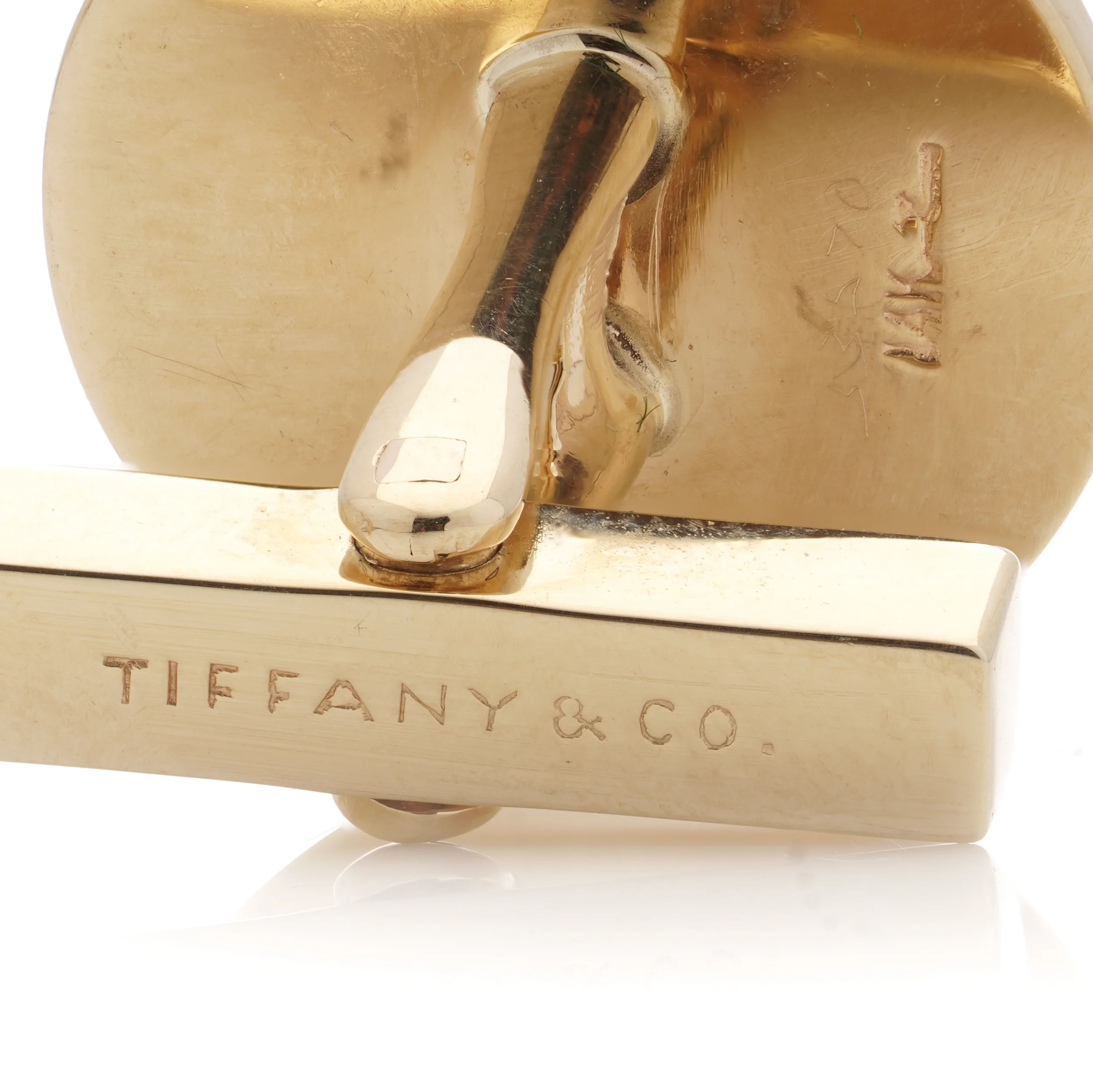 Tiffany & Co Gold Cufflinks - Image 3