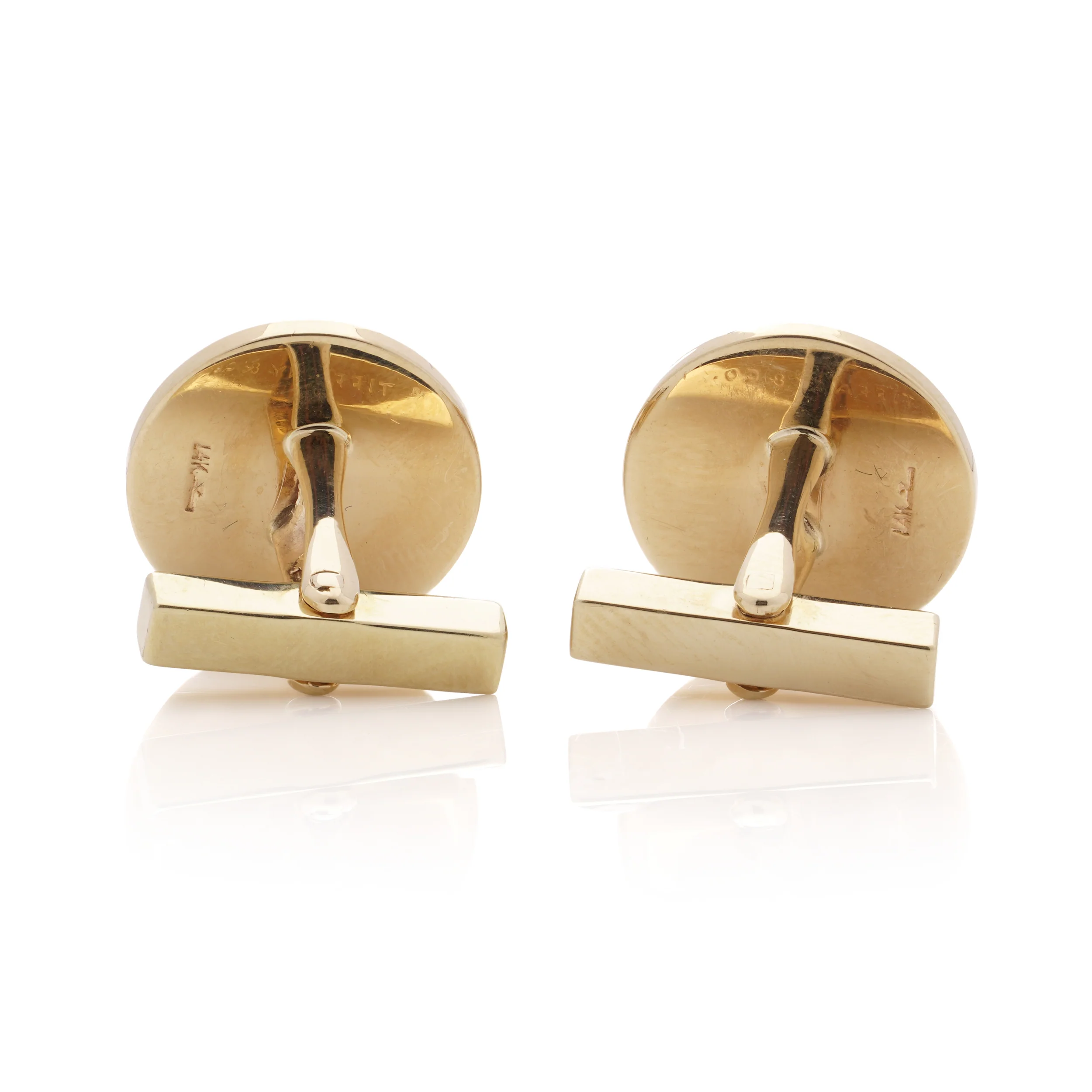 Tiffany & Co Gold Cufflinks - Image 4
