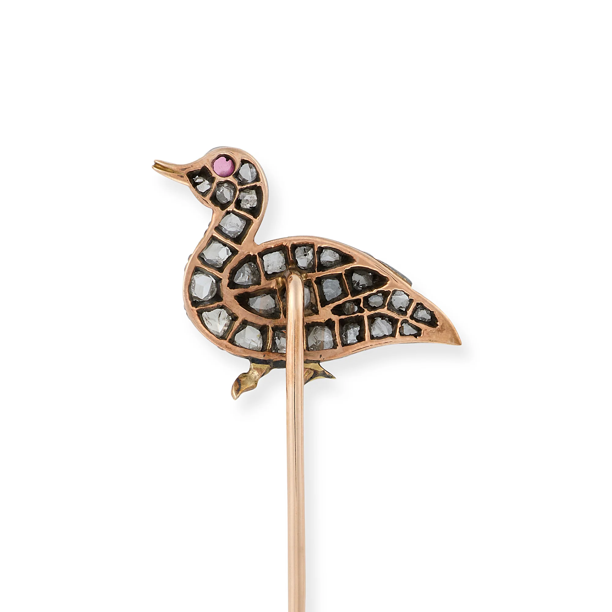 Victorian Diamond Duck Stickpin - Image 3