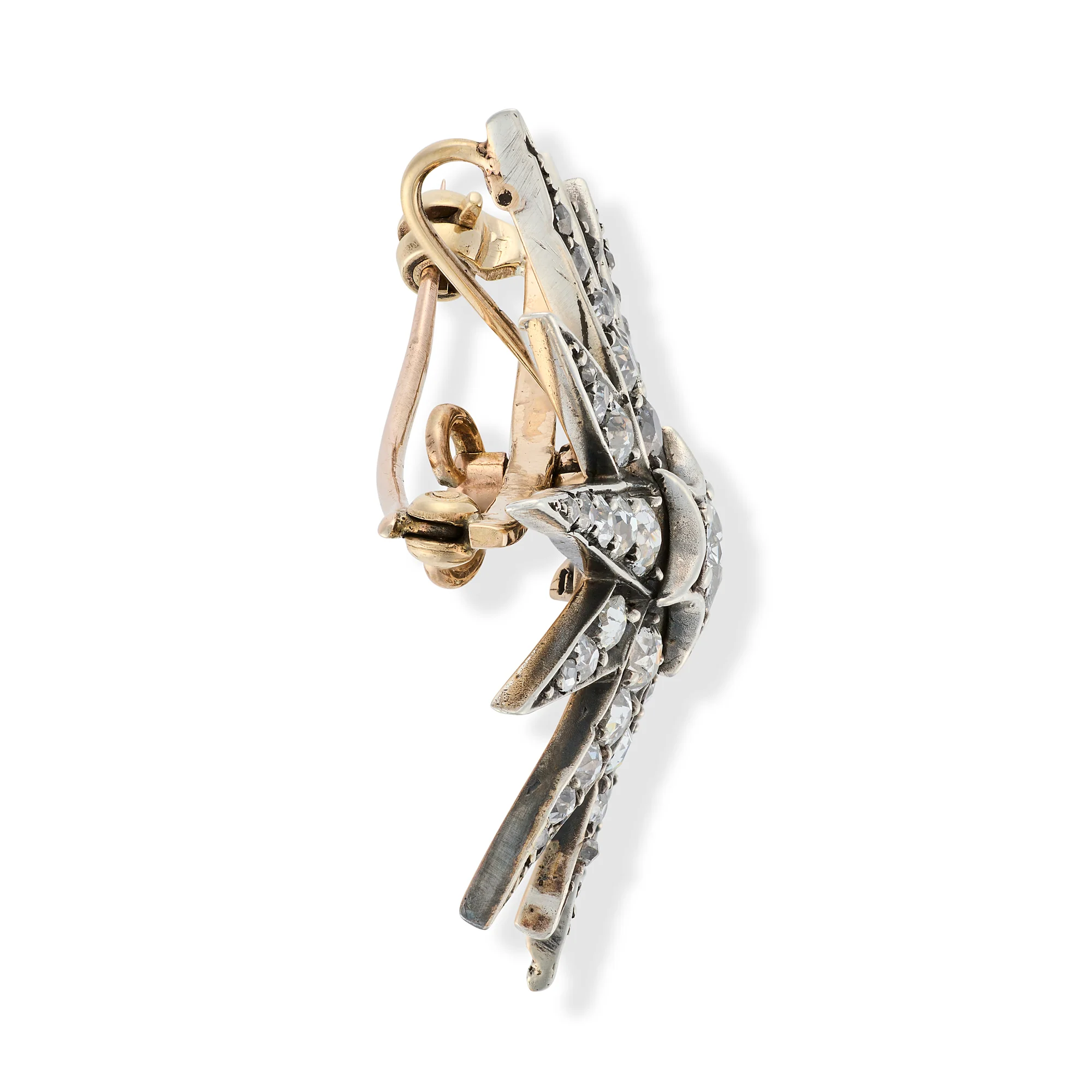 Victorian Diamond Star Brooch / Pendant - Image 3