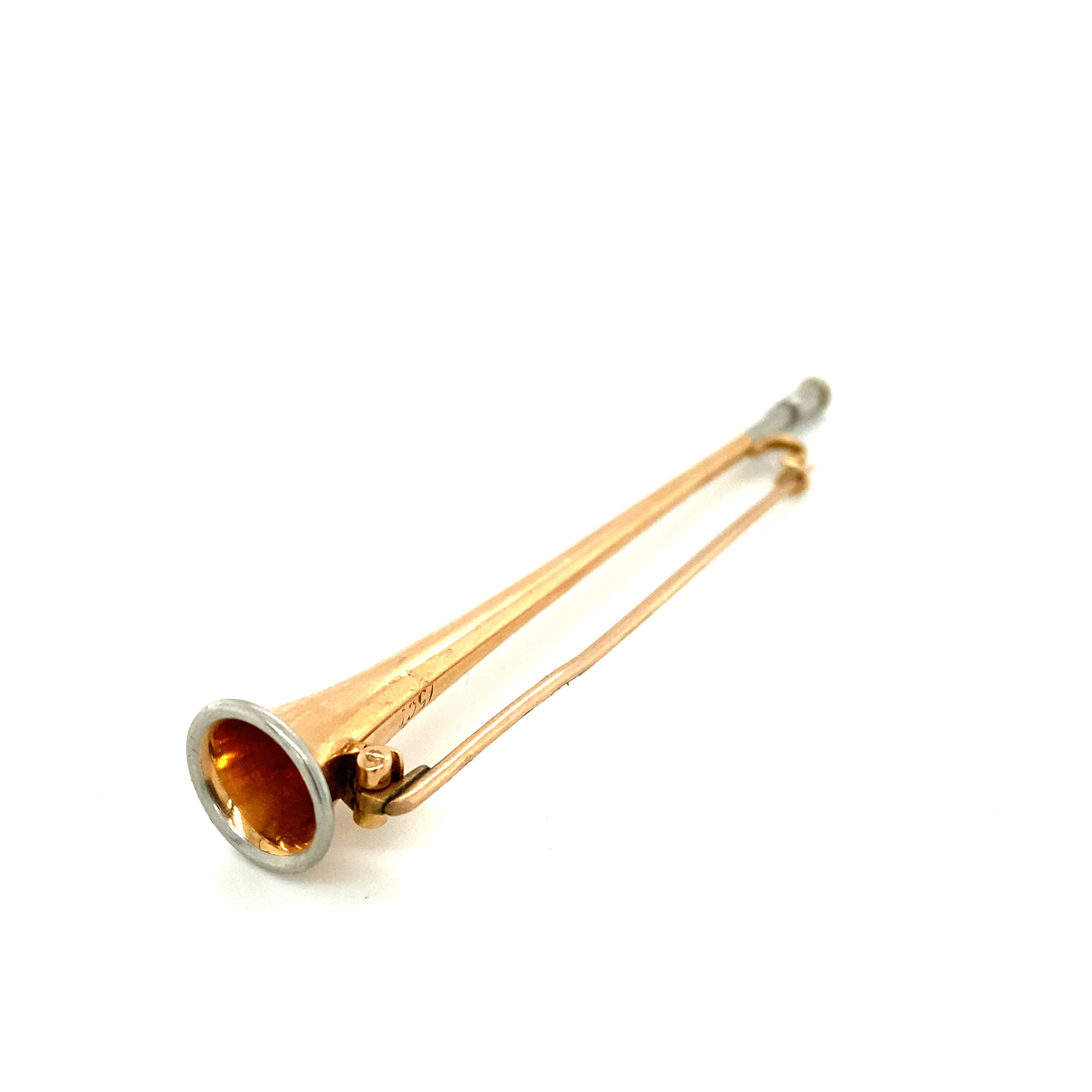 Victorian Hunting Horn Brooch - Image 3