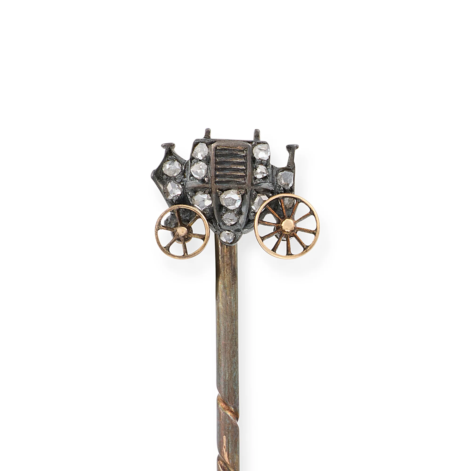 Victorian Stagecoach Stickpin