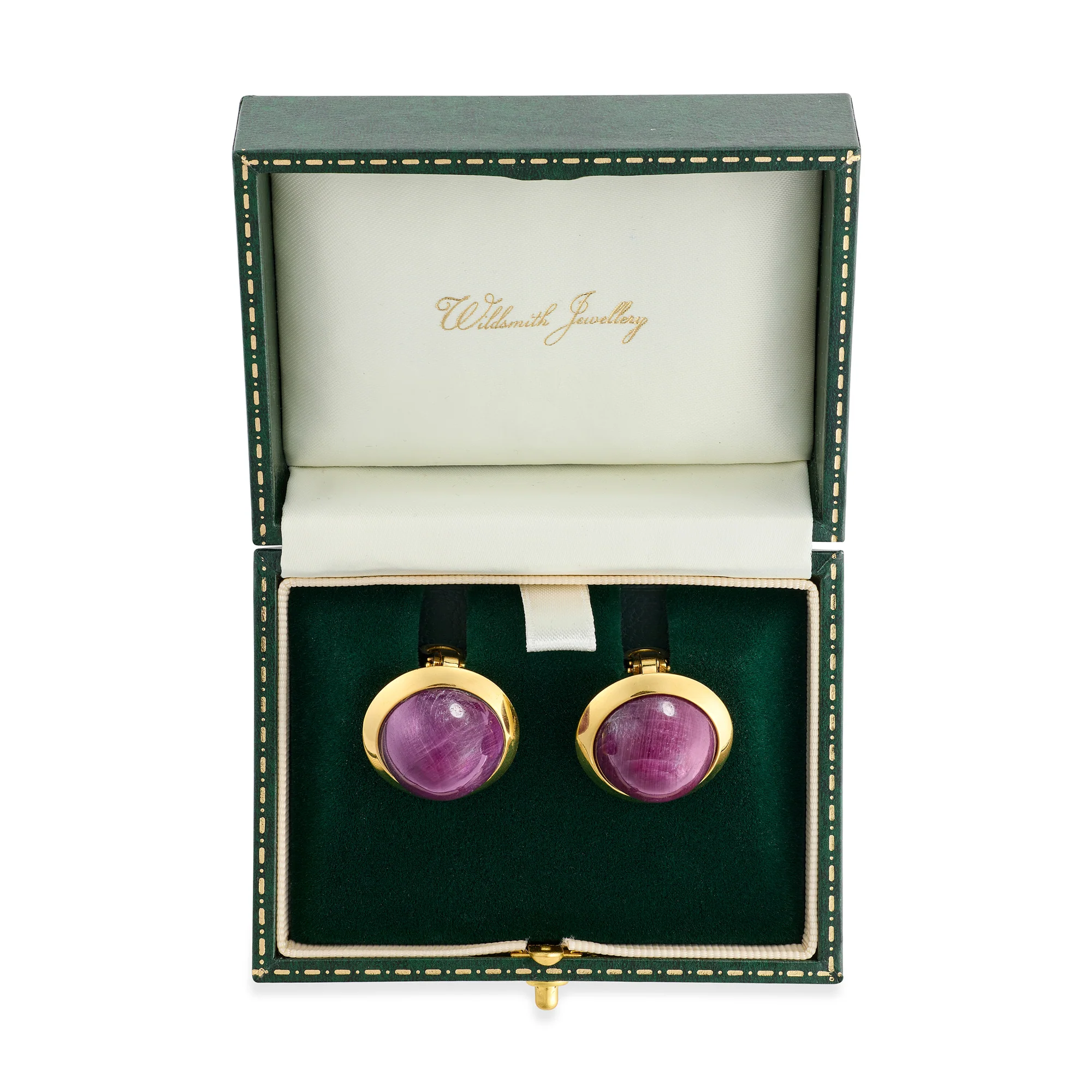Vintage Ruby & 18ct Gold Earrings - Image 3